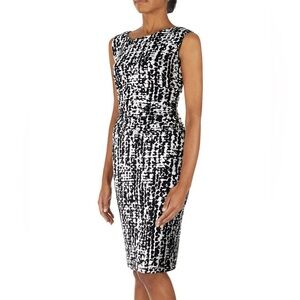 Nine West Ruched Waist Sheath Dress